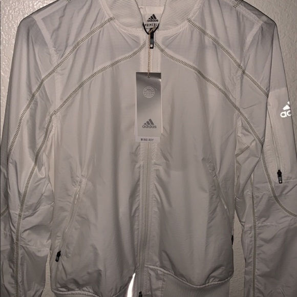 adidas Originals Jackets & Blazers - Adidas windbreaker/jacket, size small in woman, nylon texture, color white